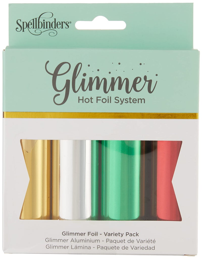 Spellbinders 4 Holiday Variety Pack. Glimmer Hot Foil Roll, Multi - Image 2